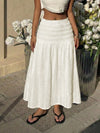 Vera Textured A-Line Midi Skirt — product view 3