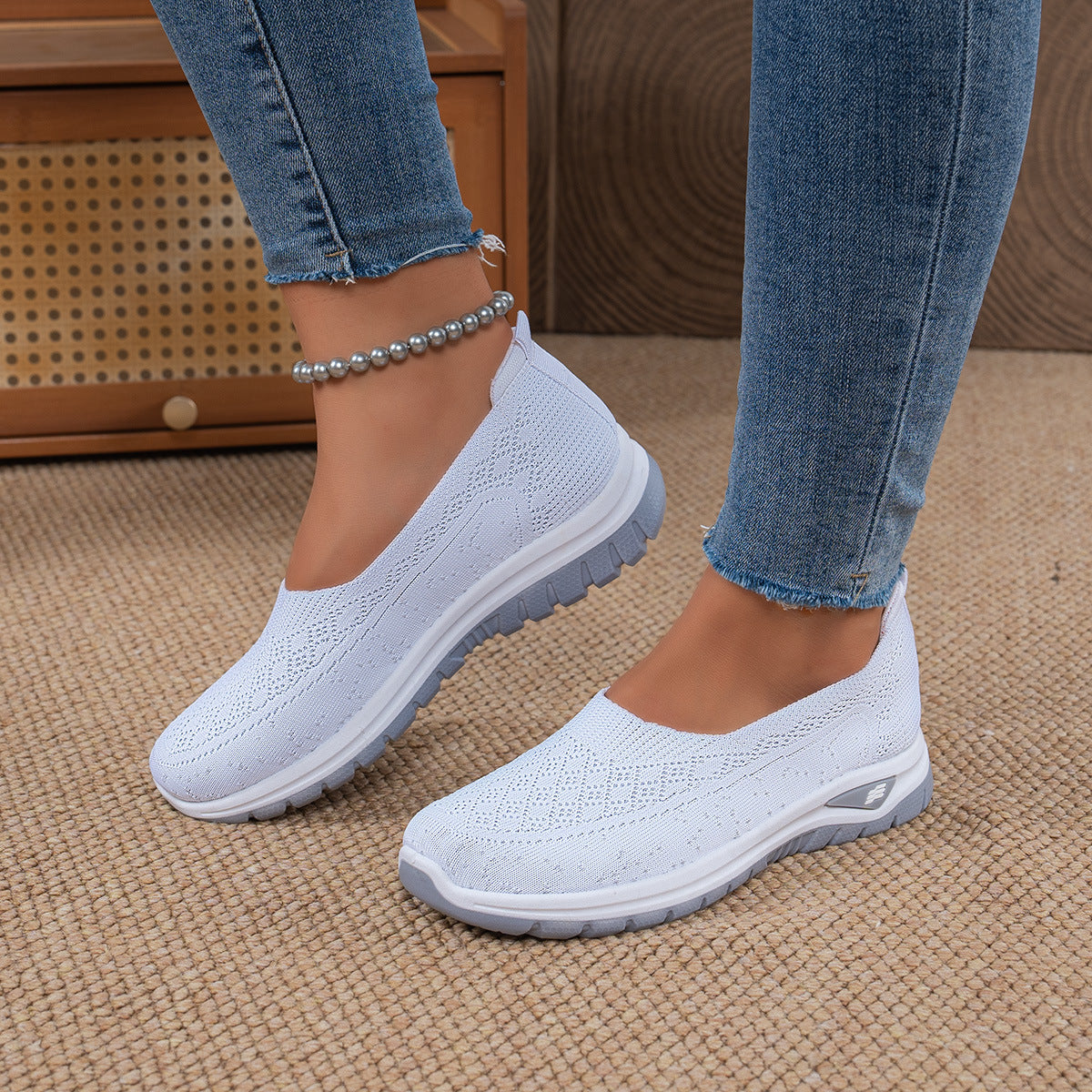 Flyknit Breathable Mesh Sneakers