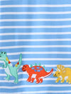 Moonbeam Dinosaur Striped Long-Sleeve T-Shirt — product view 3