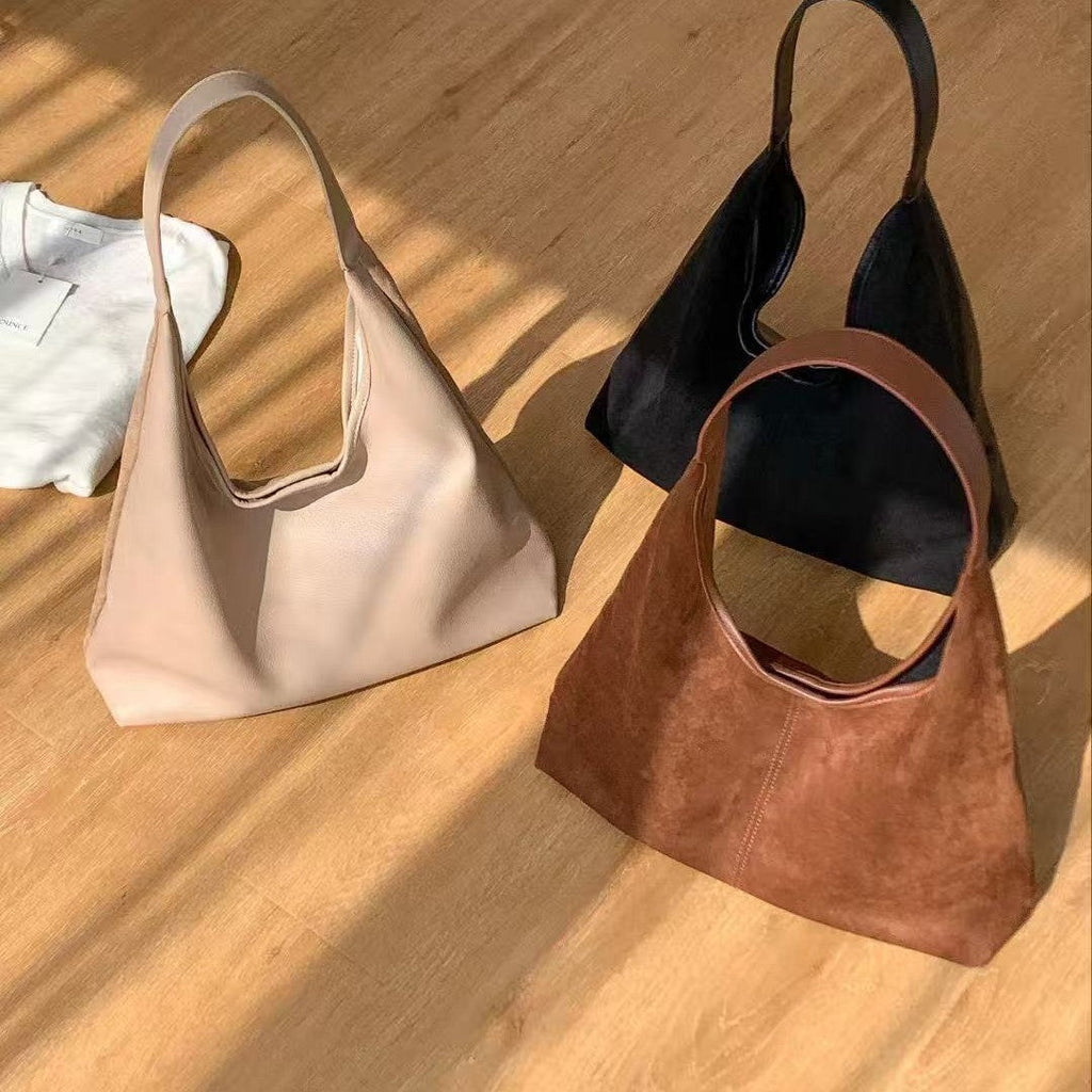 Women's Retro Large Capacity Shoulder Bag - PU Leather Crossbody Handbag with Adjustable Strap