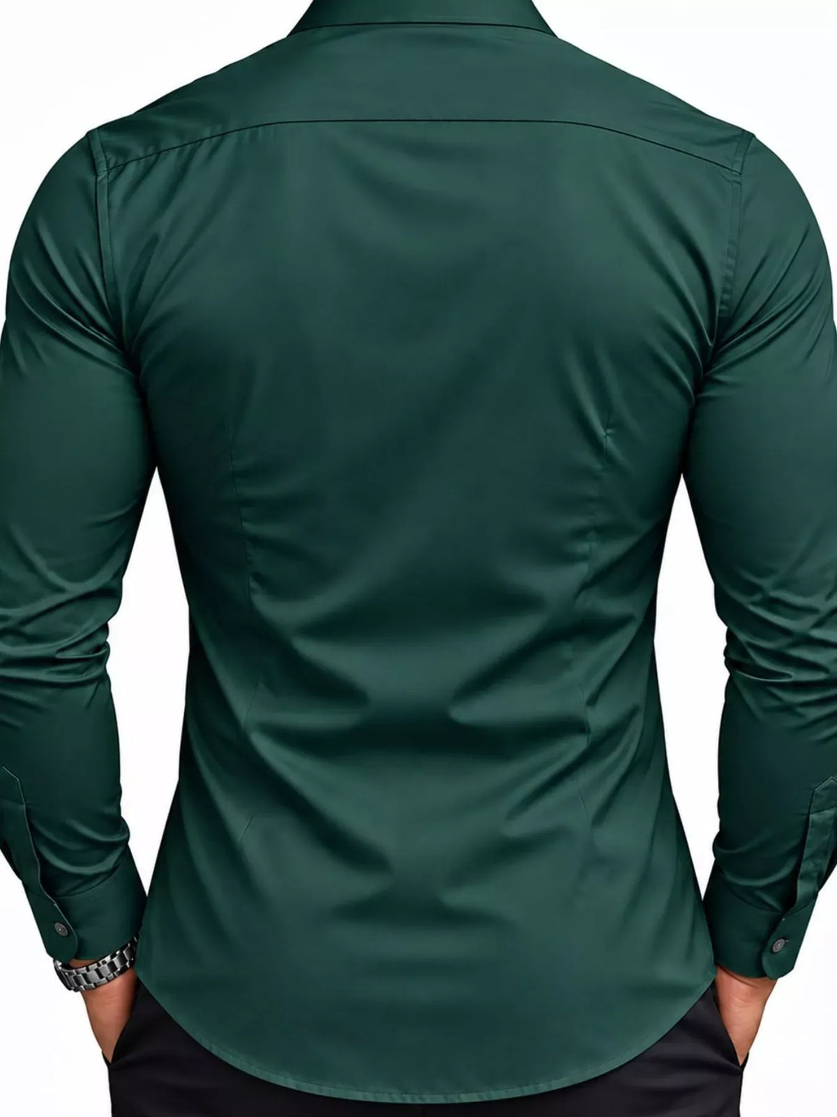 Men's Slim-Fit Long-Sleeve Button-Down Shirt — photo 15