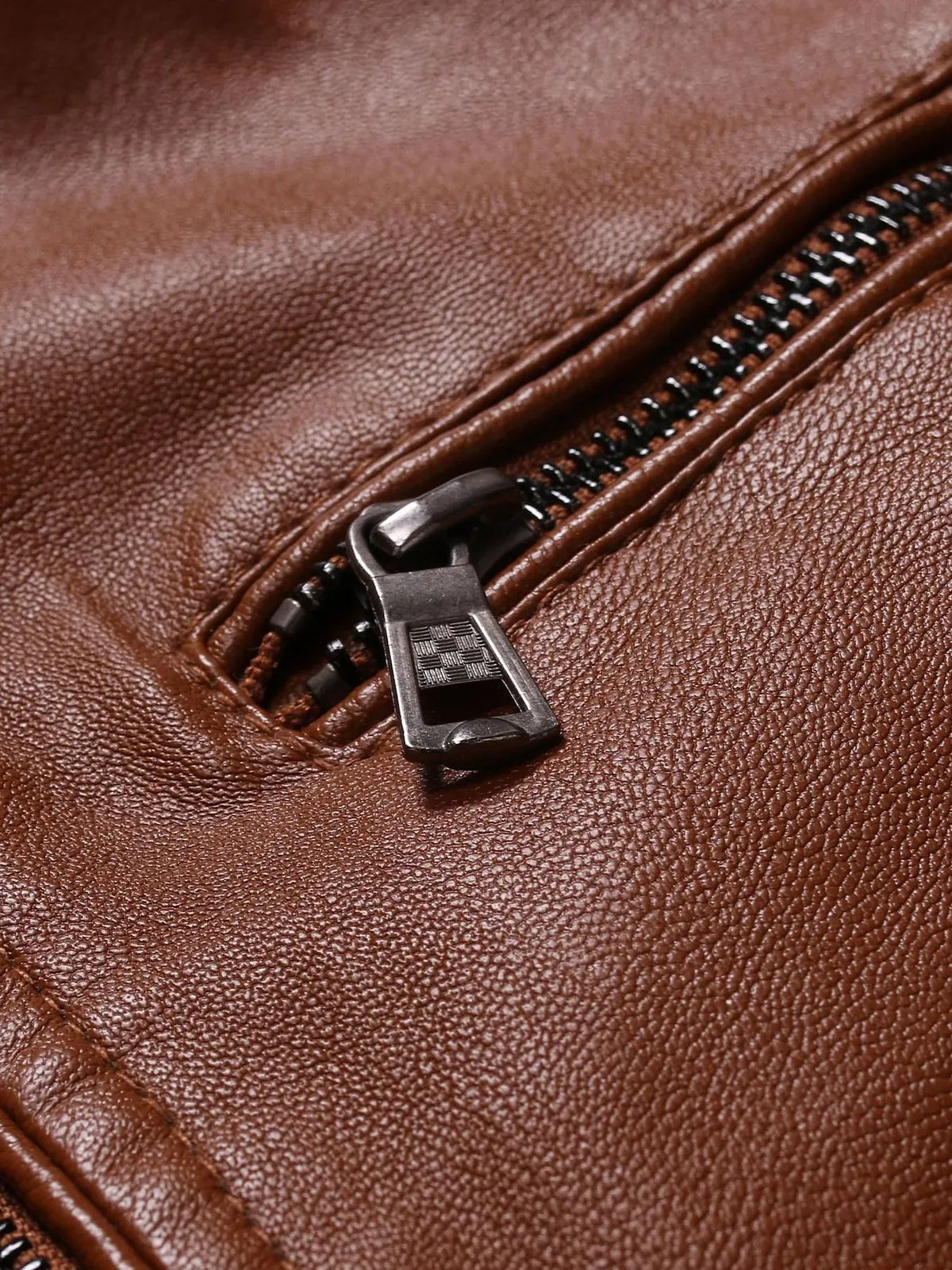 Men's Zip-Up Moto Jacket — photo 3