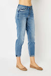 Judy Blue Sawyer Cuffed Hem Slim Jeans — product view 4