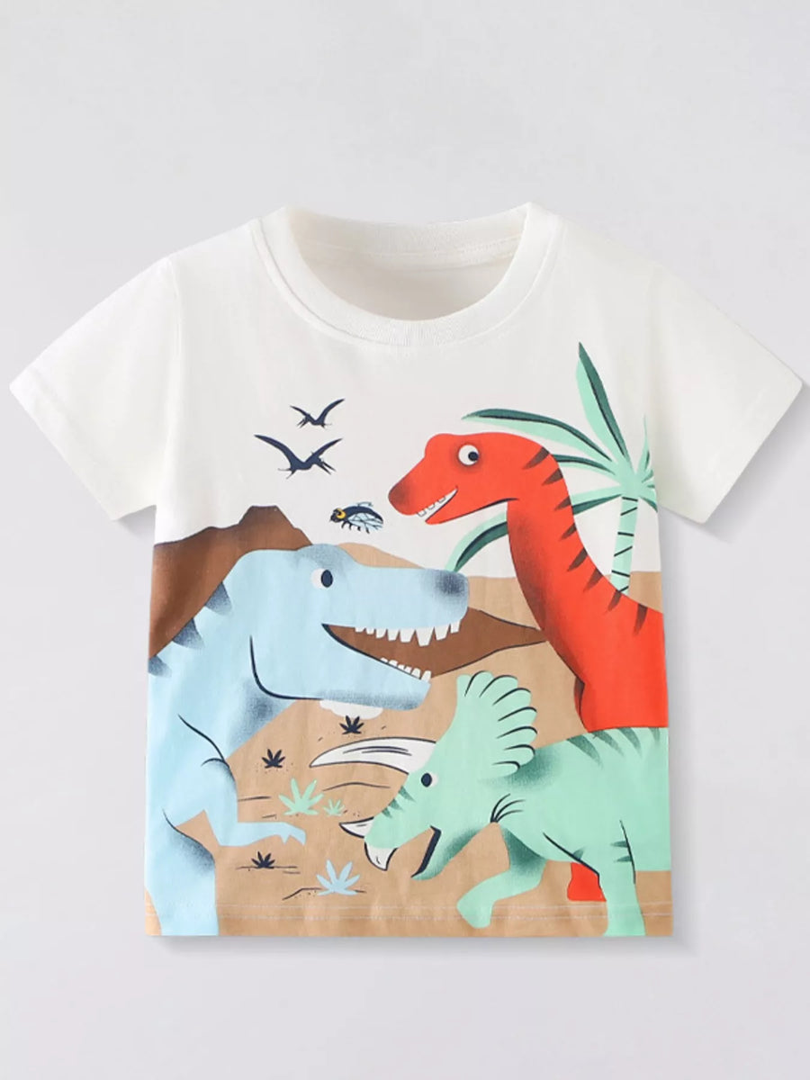 Wildwood Dinosaur Crewneck Short-Sleeve T-Shirt
