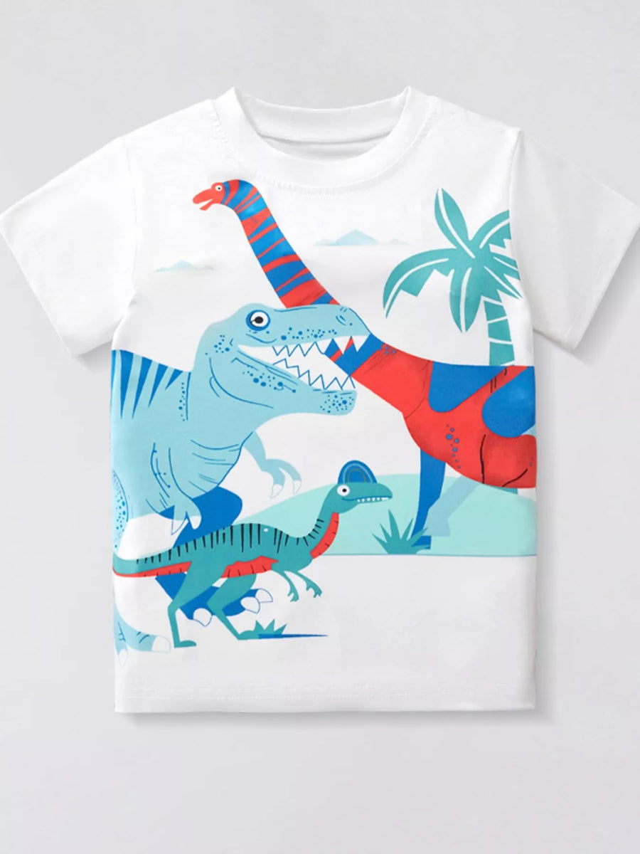 Adventure Club Dinosaur Graphic Crewneck T-Shirt