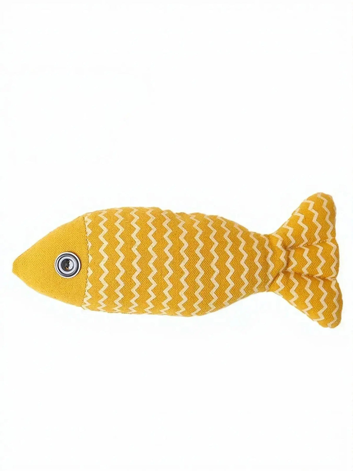 Fish-Shaped Plush Pet Toy — photo 3