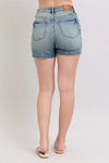 Judy Blue Wren V-Front Vintage Wash Shorts — product view 3