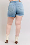 Judy Blue Lennox High-Rise Western Embroidery Detail Cut Off Denim Shorts — product view 13