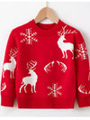 Moonbeam Reindeer & Snowflake Knit Sweater — product view 1
