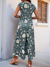 Solene Printed Crewneck Cap Sleeve Wide-Leg Jumpsuit — product view 17