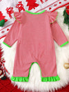 Storybook Christmas-Themed Striped Snap-Leg One-Piece — product view 6