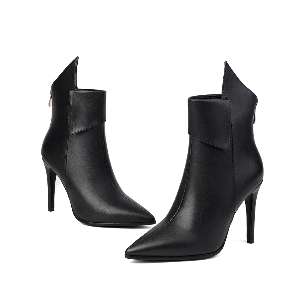 Women's Plus-Size Pointed-Toe Stiletto Heels | Back Zipper | Sizes EU 34–48