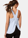 Women's crisscross scoop-neck active tank top