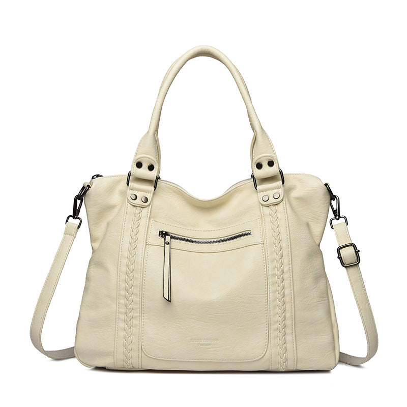 Women's Vintage Genuine Leather Crossbody Shoulder Bag | Soft Cowhide Purse