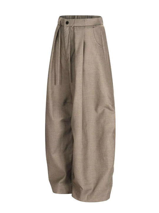 Another view: Studio Pleated Wide-Leg Trousers