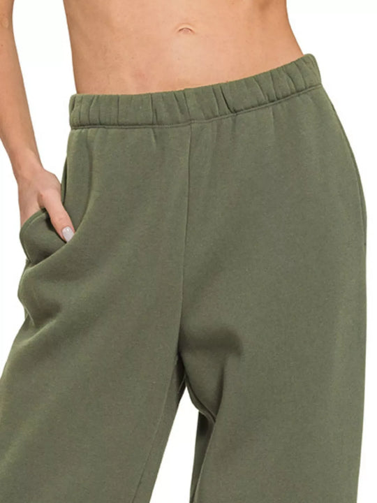 Another view: Fleece Sweatpants with Pockets