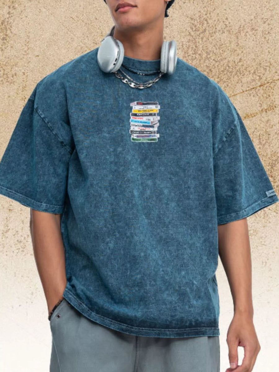 Analog Stack Vintage-Wash Graphic Tee