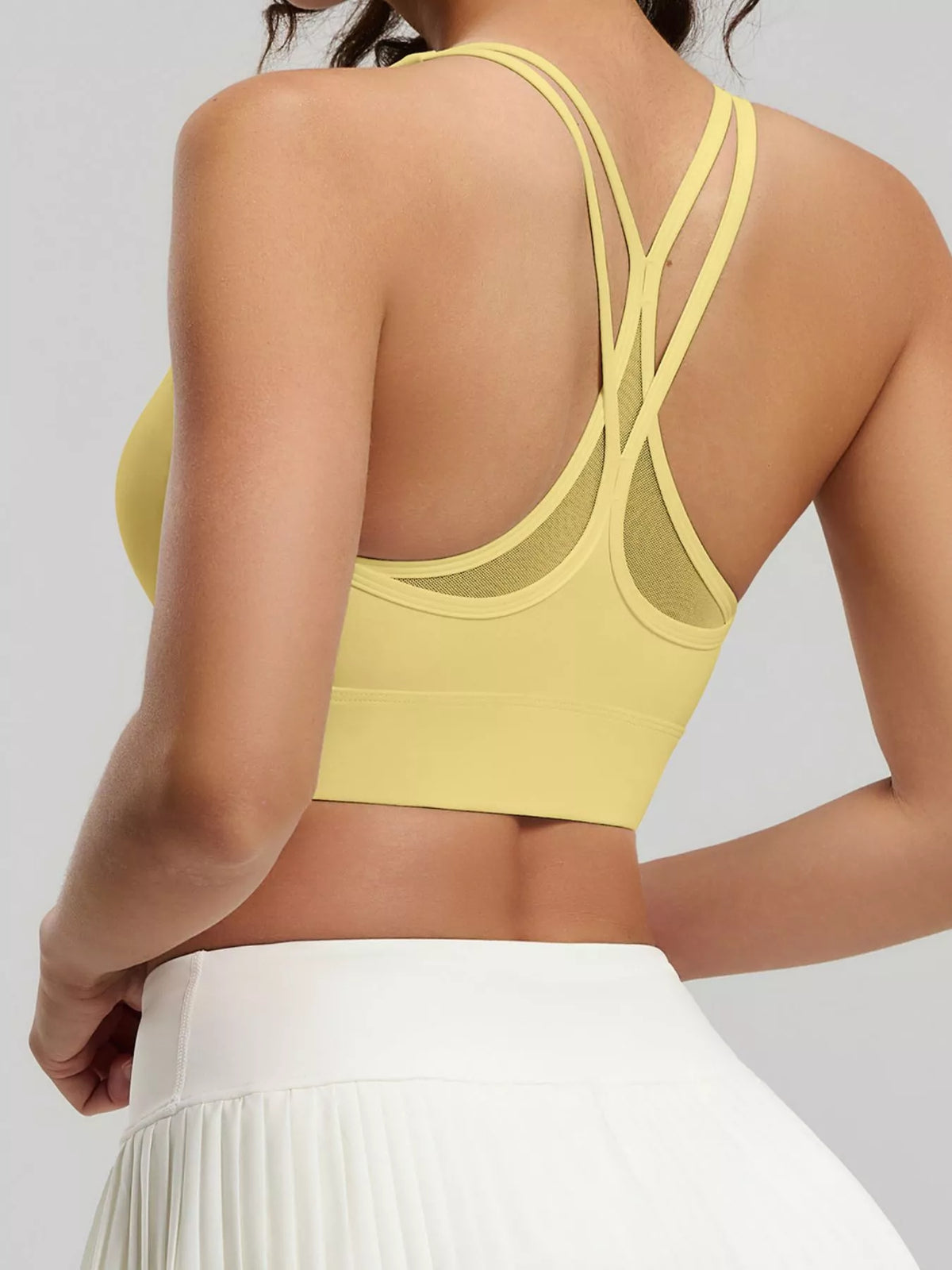 Seamless Scoop-Neck Sports Bra