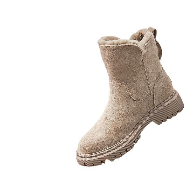 Women's Thick Insulated Snow Boots | Sherpa Lined Mid-Calf Winter Boots