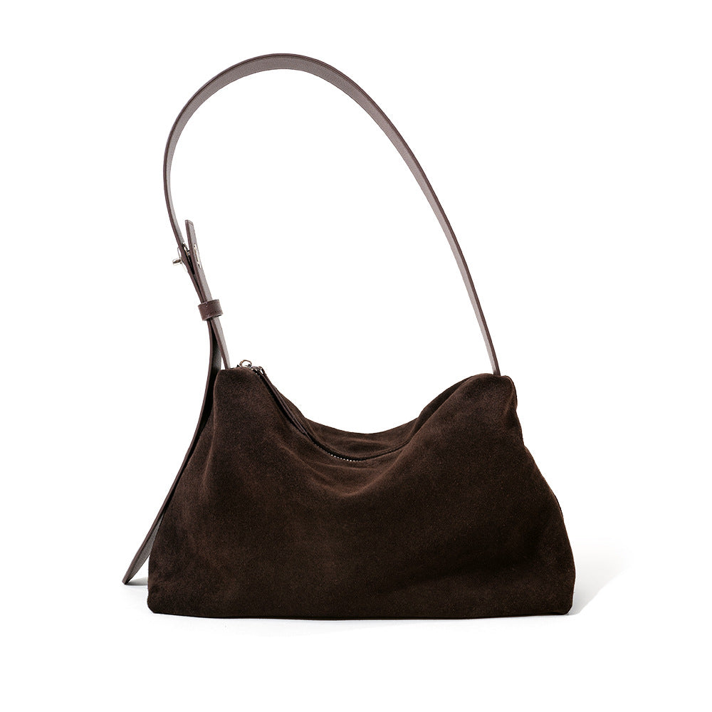 Women's Genuine Leather Tote Bag | High-Gloss Matte Cowhide Shoulder Bag