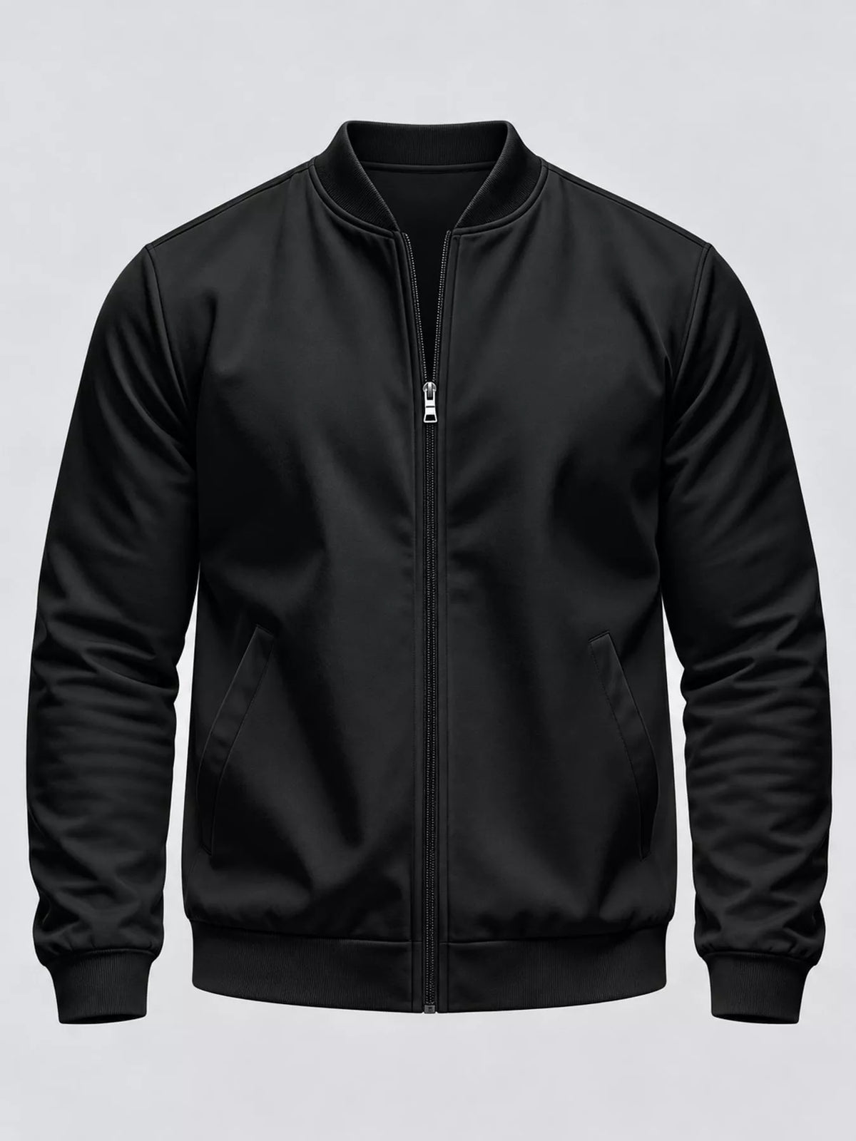 Men's Classic-Fit Zip-Up Bomber Jacket with Pockets — photo 28