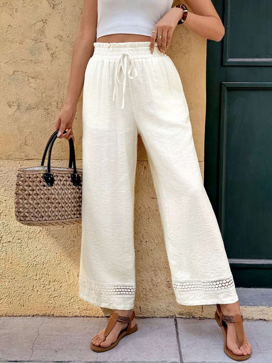 Talia Wide-Leg Pants with Pockets