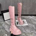 Chunky-Sole Over-the-Knee Boots