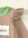 Storybook Christmas-Themed Striped Snap-Leg One-Piece — product view 21