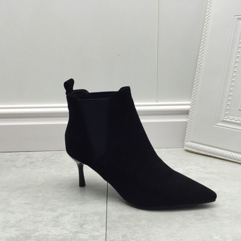 Women's Stiletto High Boots | Soft Microfiber Pointed-Toe Lined Boots