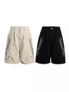 Atelier Script Cotton Cargo Shorts — color or detail view 5