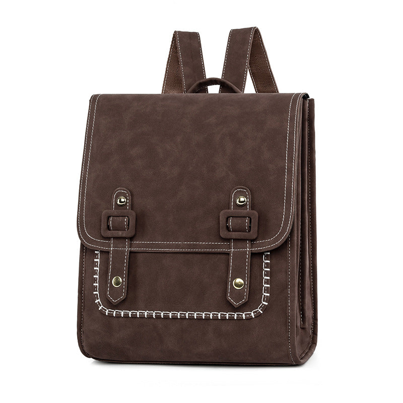 Korean-Style Women's Backpack - PU Leather Fashion Backpack with Multiple Pockets | Sarah Express