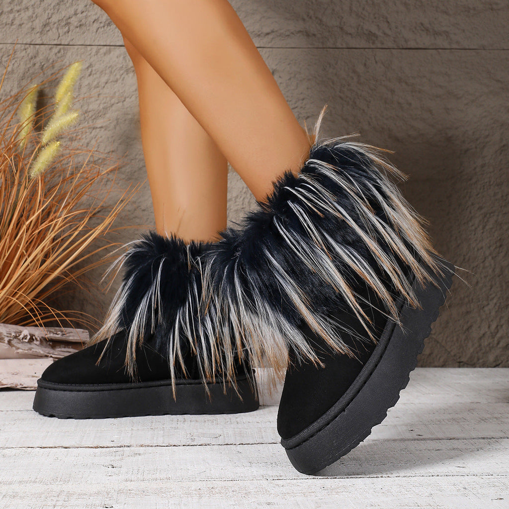 Women's Insulated Snow Boots | Fleece Lined, Thick Rubber Sole, Warm Winter Boots