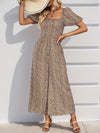 Vesper Printed Square Neck Puff Sleeve Jumpsuit — product view 5