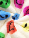 Scout Club Cheerful Smiley Face Print Plush Jacket — product view 6