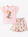 Scout Club Bunny Ruffle Sleeve Tank and Shorts Set — product view 2