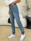 Judy Blue Harper Mid-Rise Rigid Magic Release Hem Jeans — product view 5