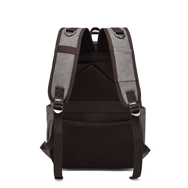 Men's Large Capacity Canvas Backpack | Breathable Travel & Everyday Bag