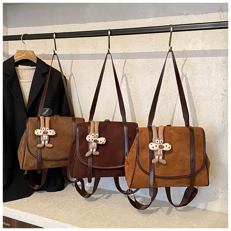 Retro High-Capacity Shoulder Bag | Casual & Commuter PU Leather Bag
