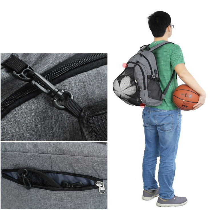 Anti-Theft USB Charging Laptop Backpack – Water-Resistant Nylon Travel Bag with Shoulder Straps
