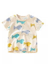 Clover Club Fish Print Crewneck T-Shirt — product view 2