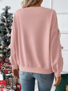 Isla Bow-Detail Sleeve Crewneck Sweatshirt — product view 5
