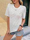 Elara Crewneck Short-Sleeve Top — product view 3