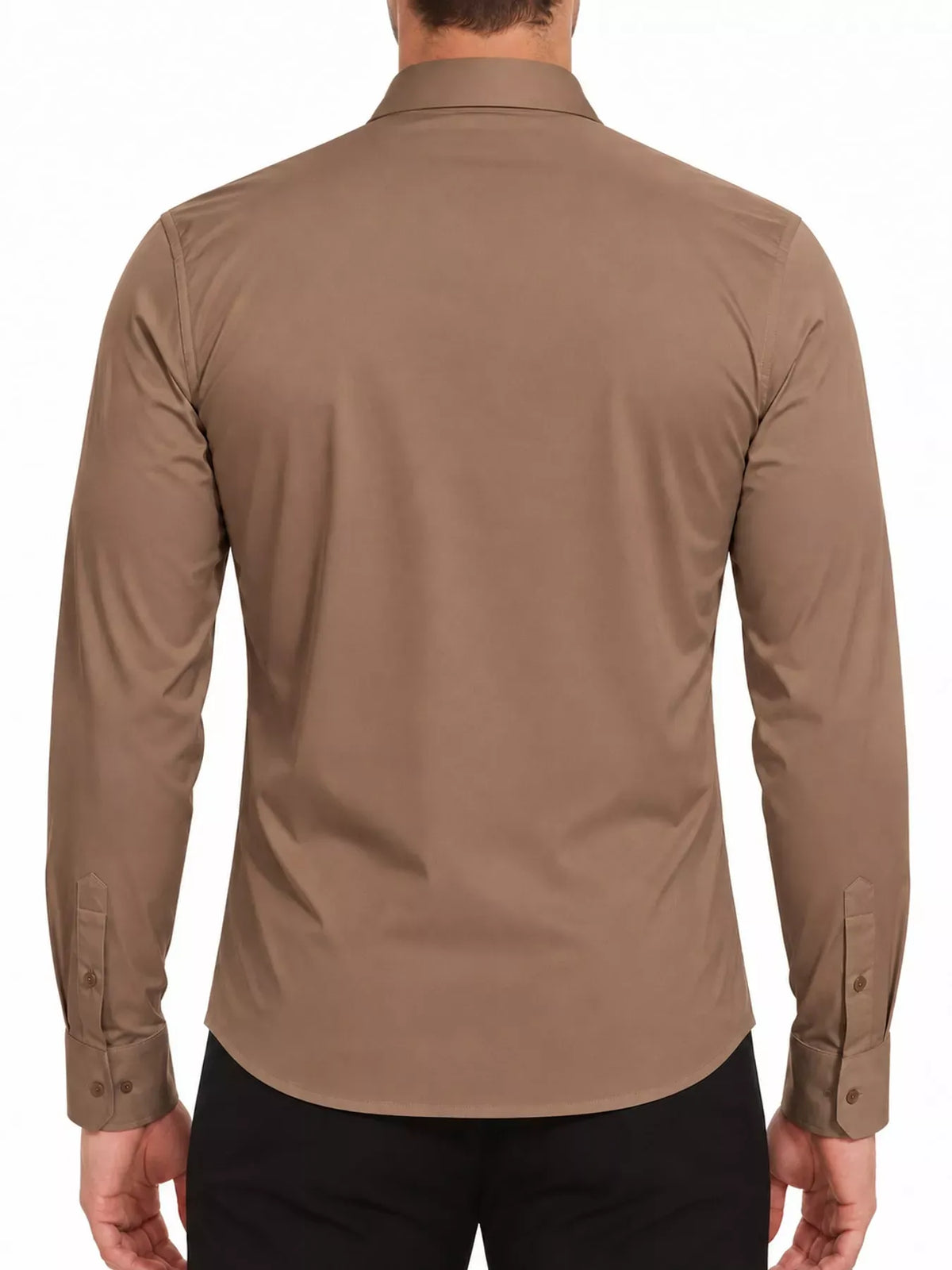 Men's Slim-Fit Stretch Long-Sleeve Shirt — photo 14
