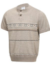 Meridian Pattern-Knit Short-Sleeve Top — color or detail view 8