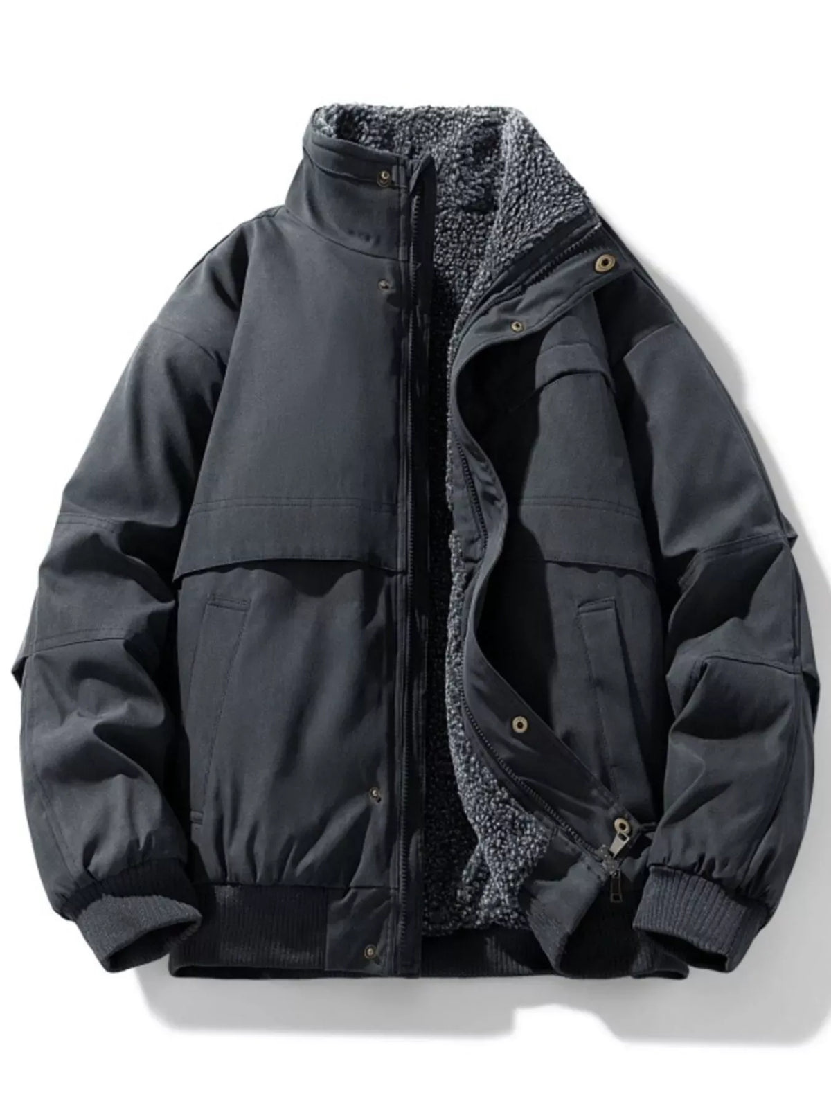 Men's Sherpa-Lined Bomber Jacket — photo 1