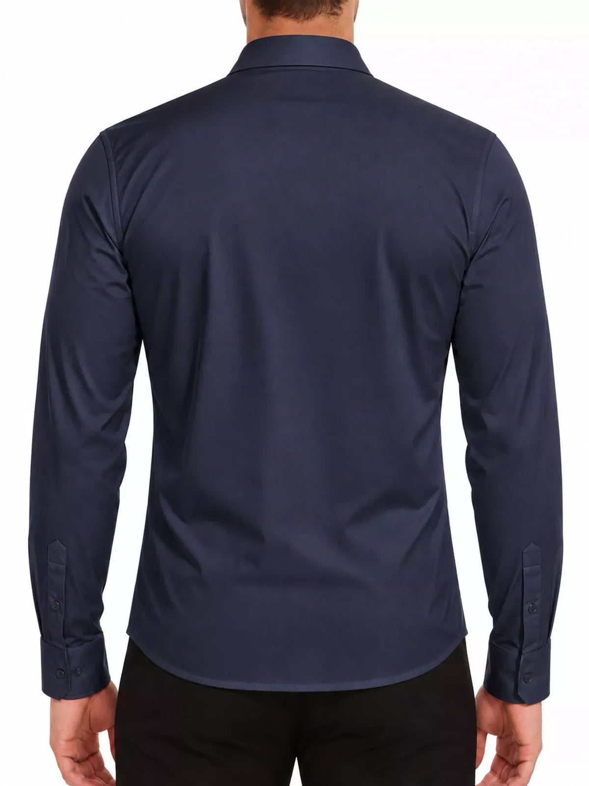 Men's Slim-Fit Stretch Long-Sleeve Shirt — photo 18
