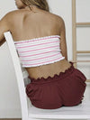 Celeste Striped Tube Top — product view 4