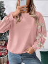 Isla Bow-Detail Sleeve Crewneck Sweatshirt — product view 4