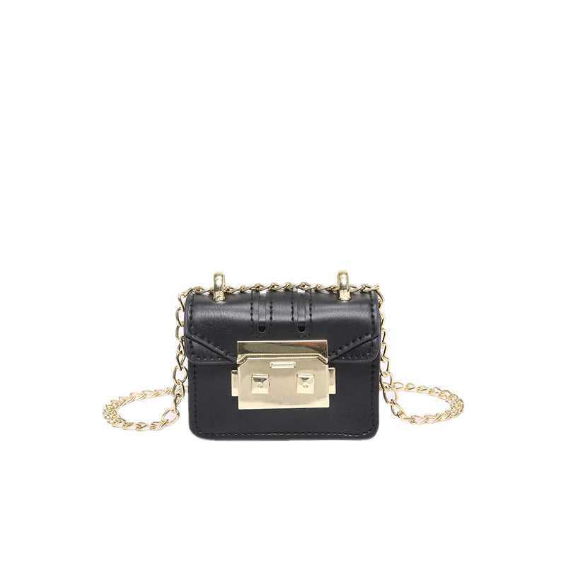 Women's Crossbody Shoulder Bag with Chain - Stylish PU Leather Handbag