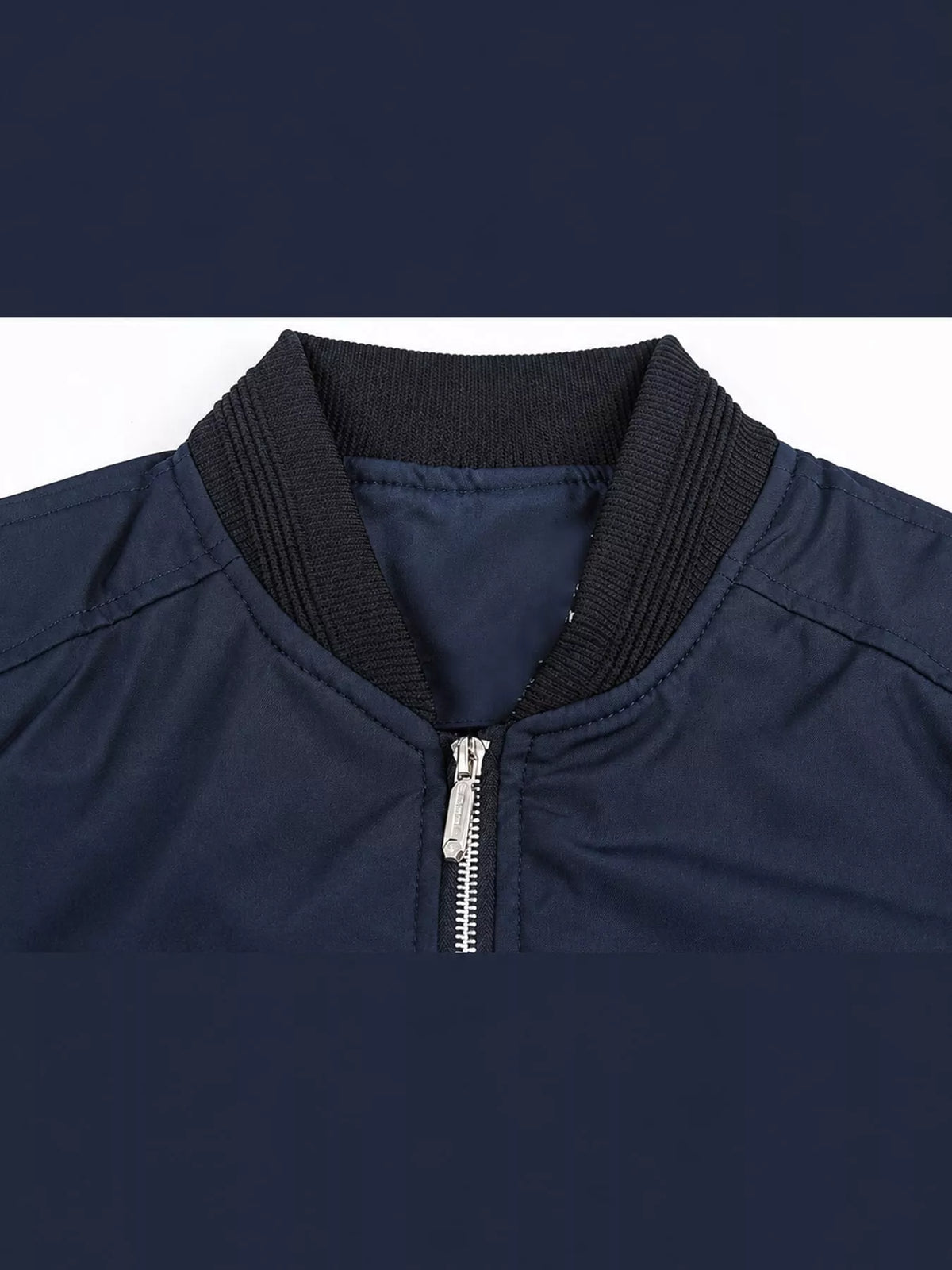 Men's Lightweight Bomber Jacket with Sleeve Pocket — photo 9